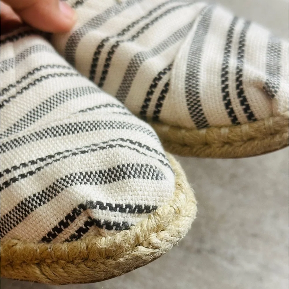 TOMS Womens Alpargata Rope Espadrille Slip On Flats Casual - Beige Size 7.5 - Picture 5 of 5